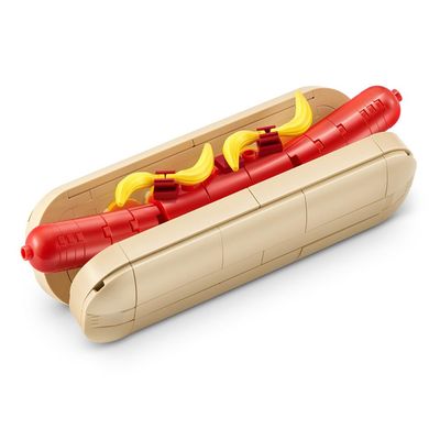Blocos de Montar Max Premium Snacks Cachorro Quente 170 pçs