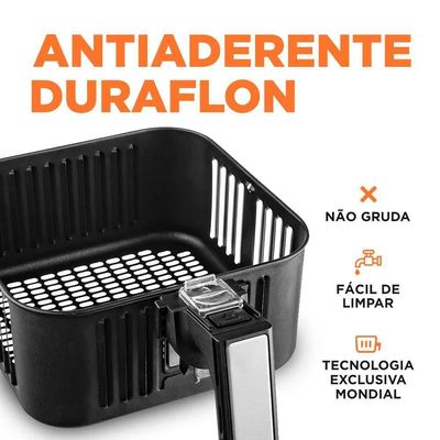 Fritadeira Elétrica Air Fryer Afn50bi 5 Litros Mondial Preta 127v