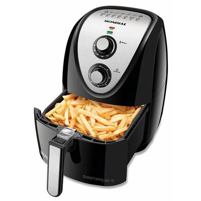 Fritadeira Elétrica Air Fryer Afn50bi 5 Litros Mondial Preta 127v