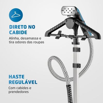 Passadeira a Vapor Mondial Vip Care VP-07 220V Branco/Azul
