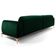 Sofá 230cm 4 Lugares com Chaise Esquerdo Pés Gold Molino C-303 Veludo Verde Musgo - Domi