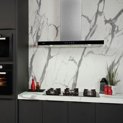 Fogão Cooktop 5Q Tripla Chama Infinity Gás Mesa Vidro Preto Fischer Bivolt