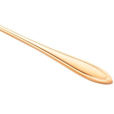 Conjunto de Colheres para Chá Wolff Heart em Aço Inox Dourado 4 Peças Dourado