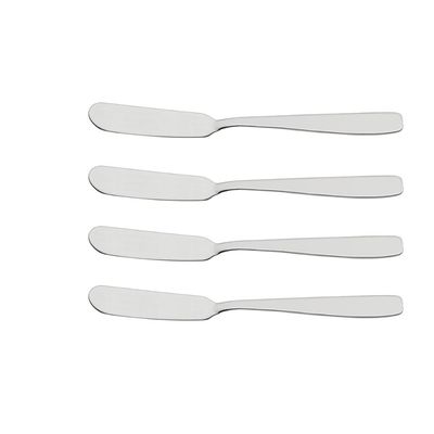 Conjunto de Espatulas Tramontina Cosmos para Manteiga em Aço Inox Acabamento Alto Brilho 4 Peças