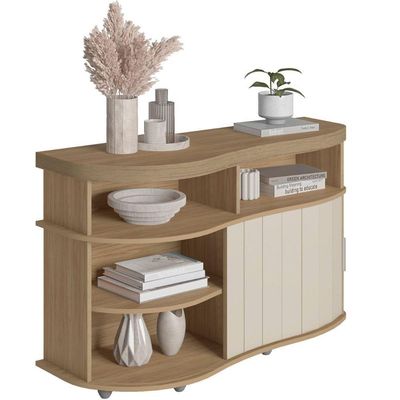 Buffet Aparador Artely Magnum Carvalho Off White Menta