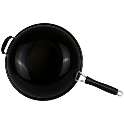 Frigideira Ferro Inox Antiaderente Profissional Wok Restaurante 34 cm Fratelli