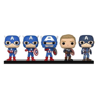Funko Pop Marvel Year of The Shield Captain America Through The Ages 5 Pack
