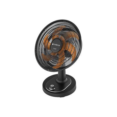 Ventilador Cadence Turbo Conforto 126W Preto E Laranja 220V