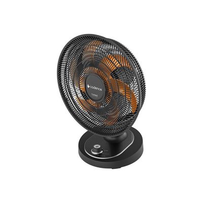 Ventilador Cadence Turbo Conforto 126W Preto E Laranja 220V