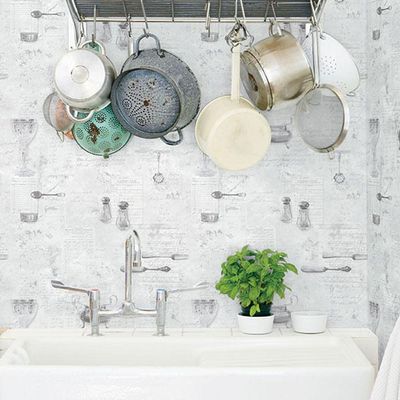 Papel De Parede Kitchen Recipes G12293 - Rolo 10m X 0,53m