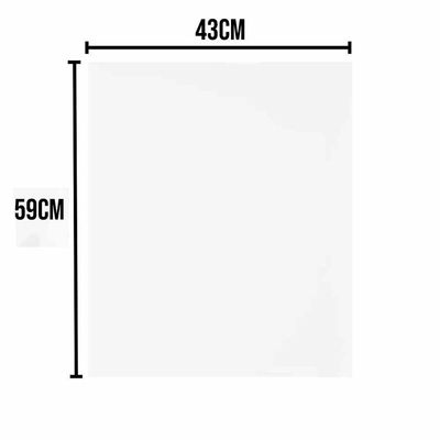 Saco Celofane Transparente 43cm X 59cm - 50 Unidades