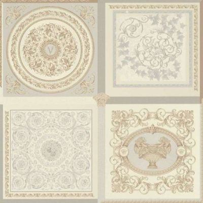 Papel de Parede Versace V Arabesco Bege 387042