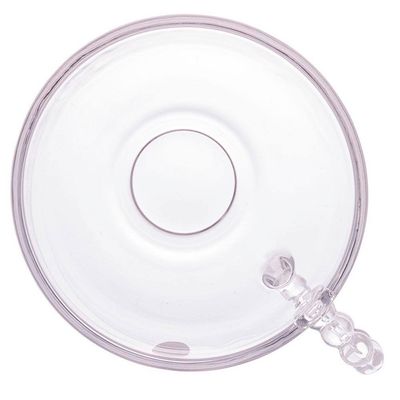 Conjunto com 4 Xícaras para Chá Wolff Pearl em Cristal 180ml Transparente