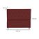 Cabeceira Estofada Cama Box Casal 140 Cm Suede Dubai Bordô