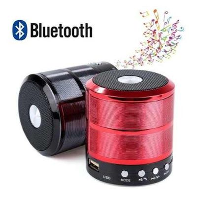 Mini Caixa Caixinha Som Portátil Bluetooth Mp3 Fm Sd Usb 887 Preta