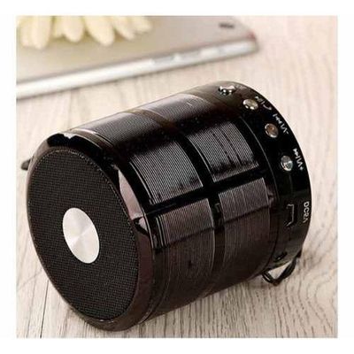 Mini Caixa Caixinha Som Portátil Bluetooth Mp3 Fm Sd Usb 887 Preta