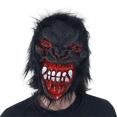 Máscara Halloween Macaco Assustador