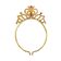 Kit 50 Tiaras Coroa De Princesa Rainha Brilhante Glamour Atacado
