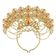 Kit 50 Tiaras Coroa De Princesa Rainha Brilhante Glamour Atacado
