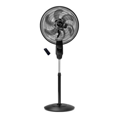 Ventilador De Coluna Mallory Chronos 6 Pás 140W Preto Grafite 220V