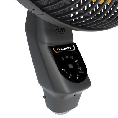 Ventilador De Coluna Mallory Chronos 6 Pás 140W Preto Grafite 220V