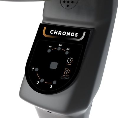 Ventilador De Coluna Mallory Chronos 6 Pás 140W Preto Grafite 220V