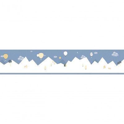 Faixa De Parede Adesiva Sambori Ballons 7501-4 - Tam 0,16m X 5m