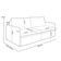 Sofá Cama Retrátil Para Sala De Estar 234cm Una K01 Veludo Bege Lyam Decor