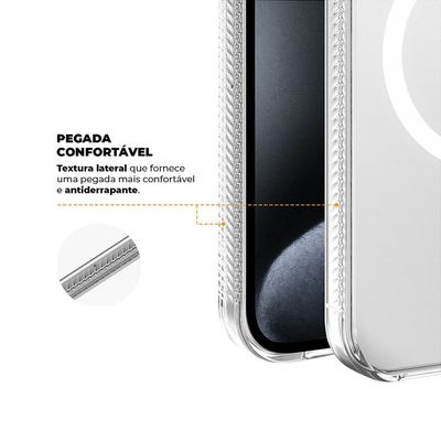 Kit Capa Anti-Slip Magsafe  e Pelicula Defender Pro Privacidade para iPhone 15 Pro - Gshield