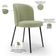 Kit 6 Cadeiras Sala De Jantar Estofada Gavi L02 Bouclê Oliva Lyam Decor