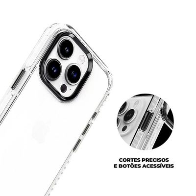 Kit Capa Urus Branca e Pelicula Ultra Glass para iPhone 15 Pro - Gshield