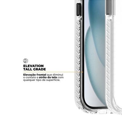 Kit Capa Urus Branca e Pelicula Ultra Glass para iPhone 15 - Gshield