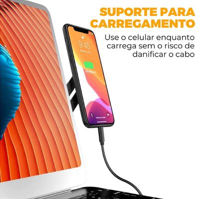 Suporte para Notebook com Grip Magnético para Celular - Gshield