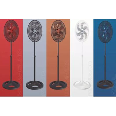 Ventilador de Coluna 40cm Ventisol Turbo 6 Pás Oscilante e Altura ajustável Cor Preto 127V