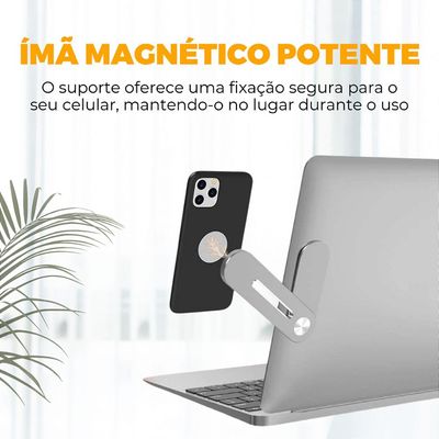 Suporte para Notebook com Grip Magnético para Celular - Gshield
