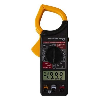 Alicate Amperímetro Digital Mini Ad-9005 200a Cat Iii Estojo