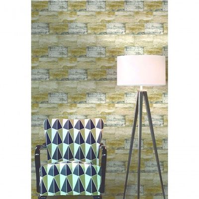Papel De Parede Modern Maison Blocos De Pedra Mm347901 - Rolo 10m X 0,52m