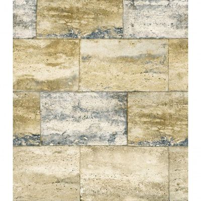 Papel De Parede Modern Maison Blocos De Pedra Mm347901 - Rolo 10m X 0,52m