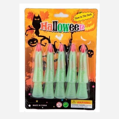 Dedo De Bruxa Fluorescente Para Fantasias