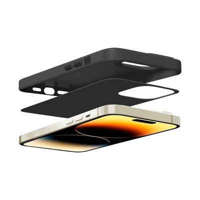 Capa para iPhone 15 Pro Max - Couro Dual Preta - Gshield