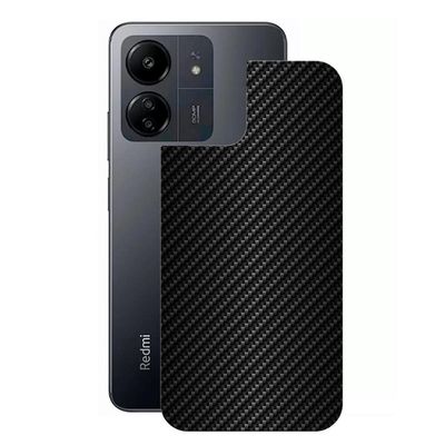 Película para Xiaomi Redmi 13c - Traseira de Fibra de Carbono Preta - Gshield