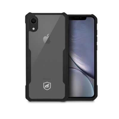 Capa Dual Shock X e Pelicula Coverage para iPhone XR-Gshield
