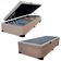 Cama Box Baú Solteiro Sintético Sereneprime Bege 88x188x44