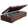 Cama Box Baú Solteiro Sintético Sereneprime Marrom 88x188x44