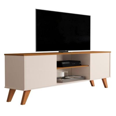 Bancada Tvs 60 Polegadas Los Angeles Off White Cedro