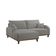 Sofá Albano Linho 185cm Chaise Lado Esquerdo Meu Sofá Online A230 Linho Cinza