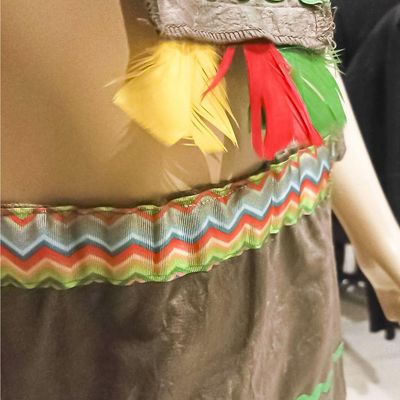 Fantasia índio Apache Infantil Com Tanga E Acessórios Tamanho P