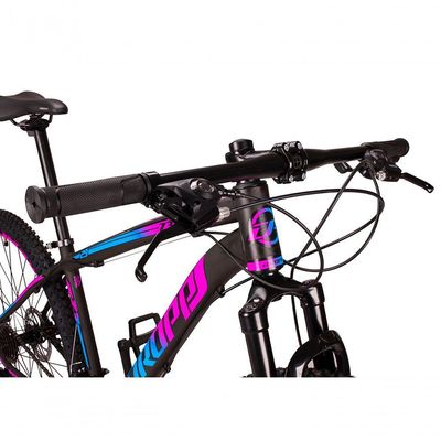 Bicicleta Aro 29 Dropp Z3 H Alumínio Câmbio Shimano 24v Freio A Disco Hidráulico 21 Preto+azul