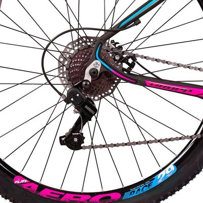 Bicicleta Aro 29 Dropp Z3 H Alumínio Câmbio Shimano 24v Freio A Disco Hidráulico 21 Preto+azul