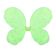 Asa De Borboleta Verde Lagarta Com Glitter